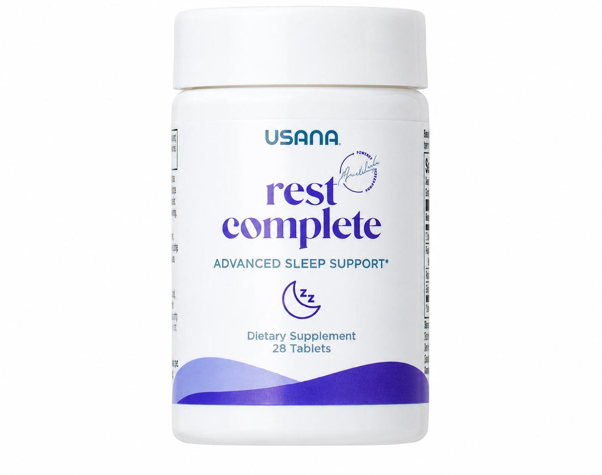 USANA Rest Complete | Advanced Sleep Support Formula | Nighttime Wellness Supplement | Melatonin & Botanical Ingredients | Rest Complete Capsules | USANA Sleep Formula | Nighttime Formula | 30 Capsules | Rest Complete | Botanical Formula | Original USANA