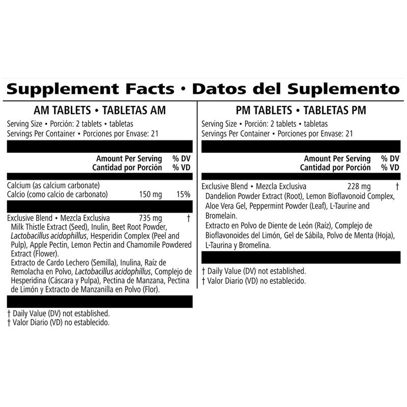 21-Day Herbal Balancing Program – AM & PM Formula | Supports Liver Function & Fluid Balance