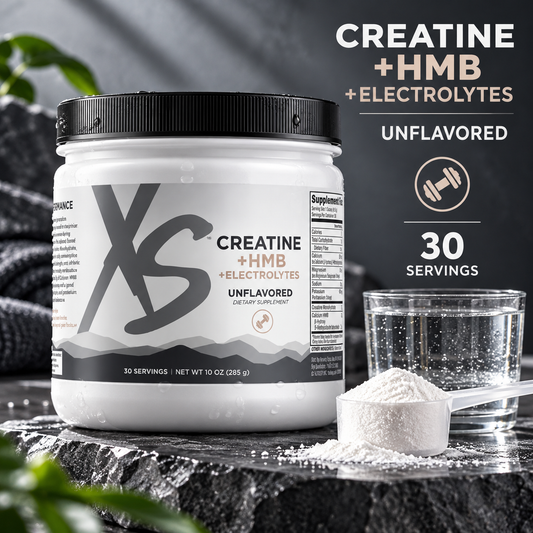 Amway XS Creatine+ Triple Action Formula | Unflavored Creatine Powder Calcium HMB Electrolytes Dietary Supplement Essential Nutrients Daily Wellness Cellular Nutrition Daily Nutrition Nutritional Wellness