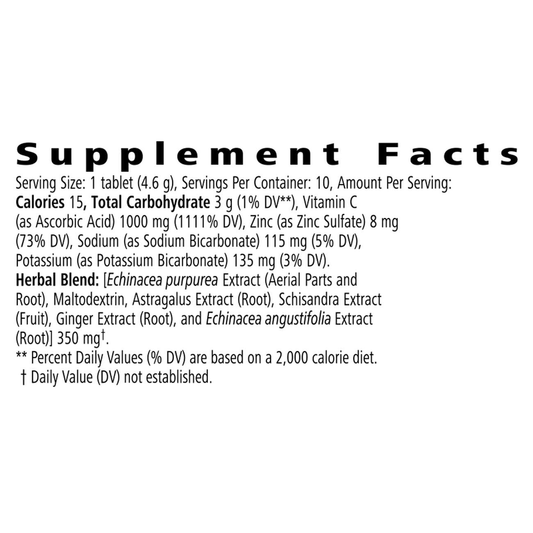 Herbalife Best Defense – Orange Boost | Immune Support Effervescent Tablets with Vitamin C, Zinc & Echinacea (10 Tablets)