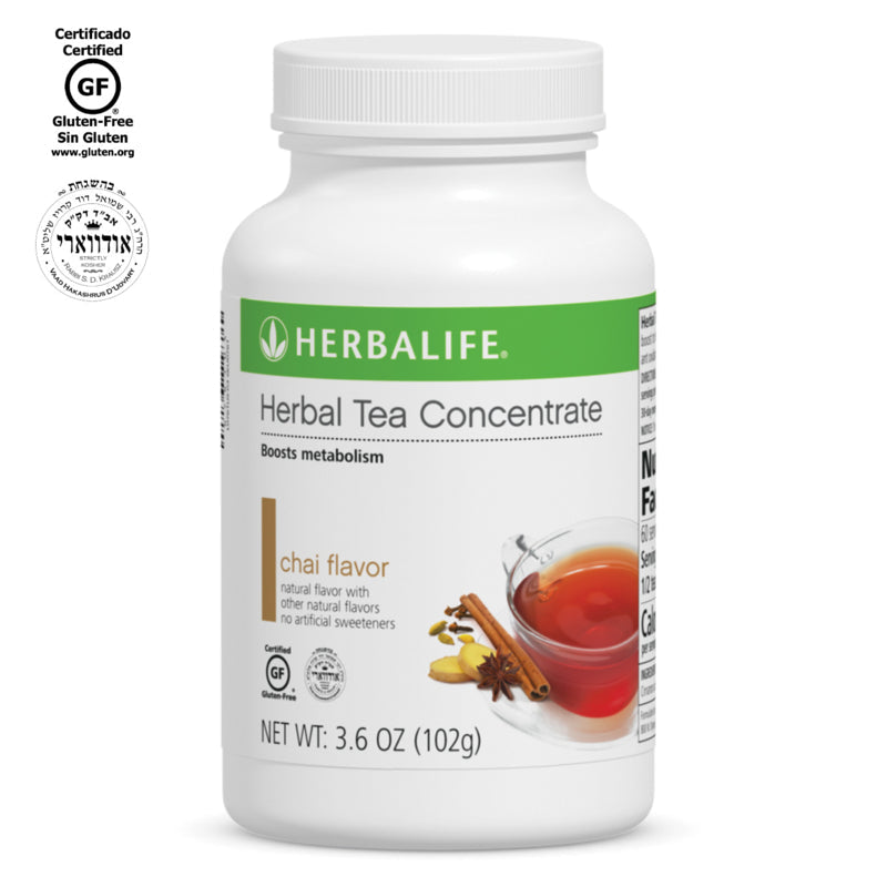 Herbal Tea Concentrate: Chai – Energizing Metabolism Boost with Non-GMO Ingredients (3.53 oz.)