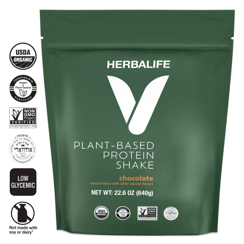 HERBALIFE V Organic Plant-Based Protein Shake – Vanilla Dream | 20 Servings of Clean, Vegan Protein