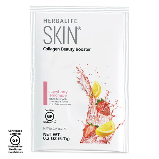 Herbalife SKIN® Collagen Beauty Booster: Strawberry Lemonade Flavor – 30 Packets for Youthful Skin & Collagen Support