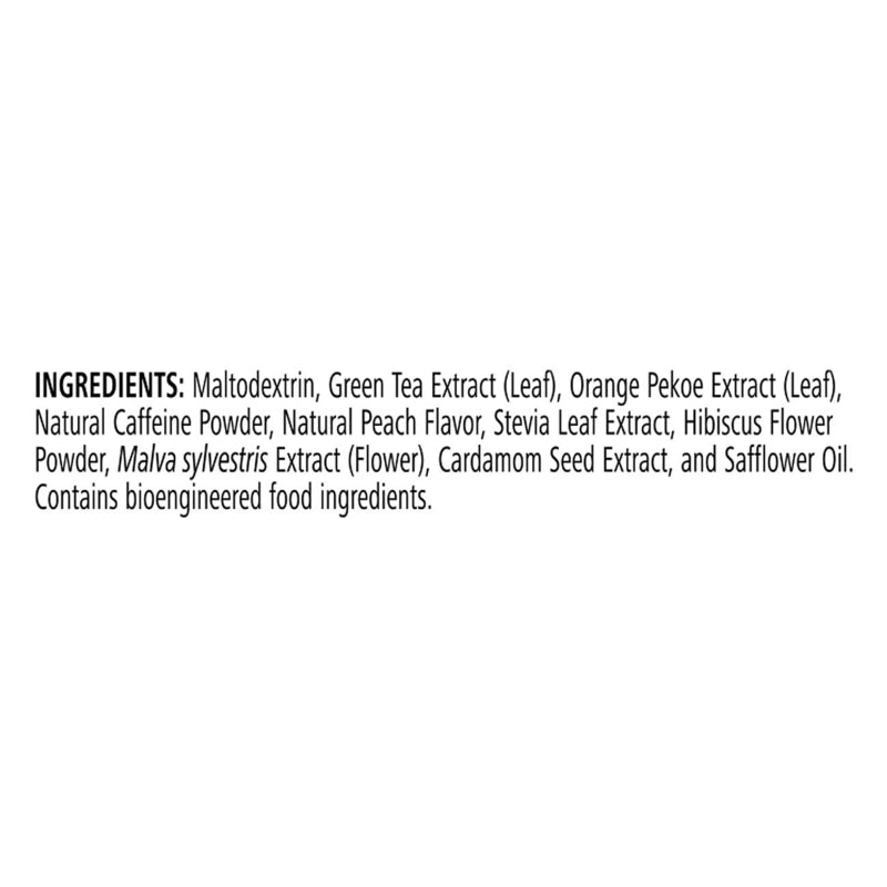 Herbal Tea Concentrate: Peach 30 Packets - Feel Energized. Boost Metabolism. Enjoy the Sweet Taste of Peach.