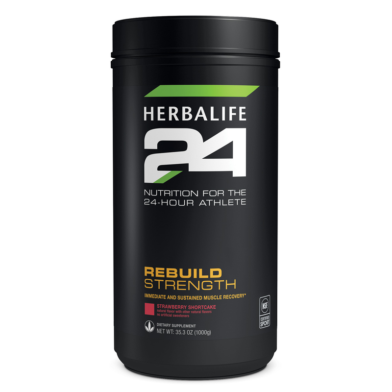 Herbalife24® Rebuild Strength – Strawberry Shortcake Post-Workout Shake (Canister)
