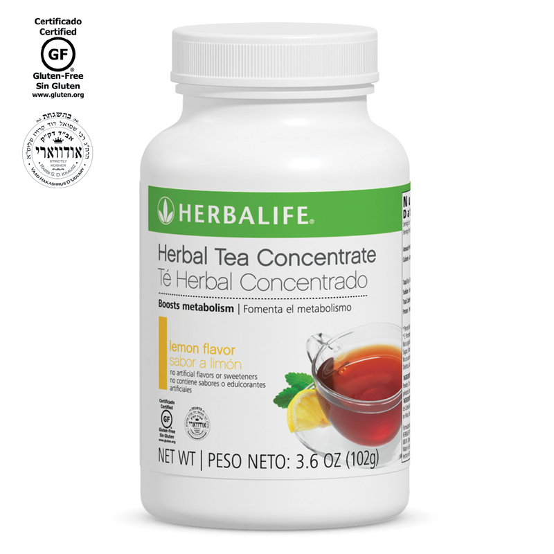 Herbal Tea Concentrate – Lemon Flavor, 3.6 OZ (102g) – Metabolism Boosting, Low-Calorie Tea