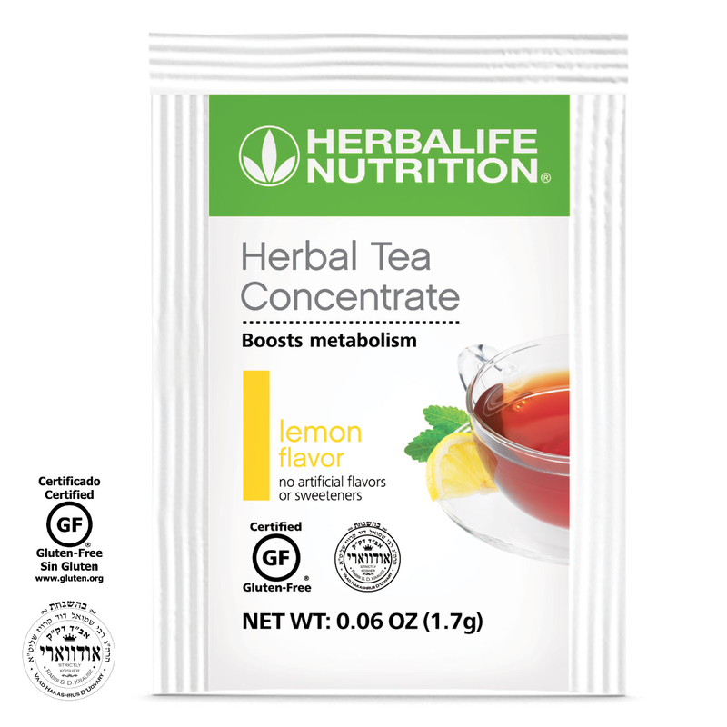 Herbal Tea Concentrate – Lemon Flavor, 3.6 OZ (102g) – Metabolism Boosting, Low-Calorie Tea