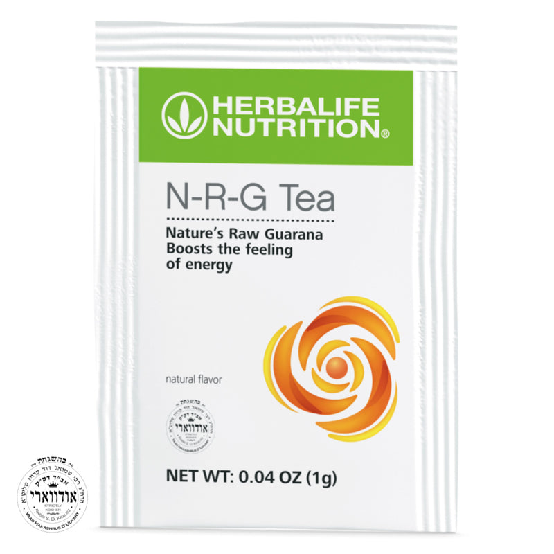 N-R-G Tea – Natural Energy Boosting Tea with Guarana (Instant Mix, 0 Calories)