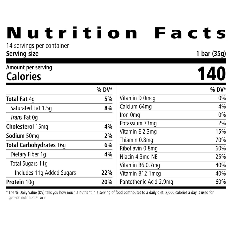 Protein Bar Deluxe – 14-Pack | 10g Protein per Bar, Milk Chocolate-Covered Snack for Energy, Muscle Support & Hunger Control