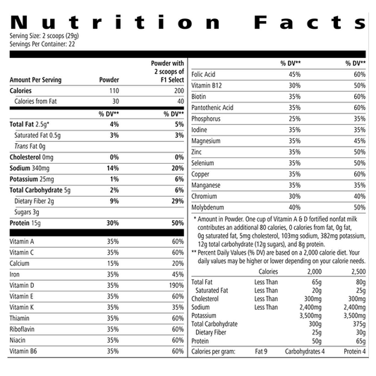Herbalife Protein Drink Mix Select – Natural Vanilla Flavor | Plant-Based Protein Blend for Sustained Energy & Muscle Support