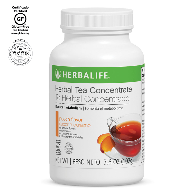 Herbal Tea Concentrate – Peach (1.8 oz) | Low-Calorie Metabolism-Boosting Instant Tea