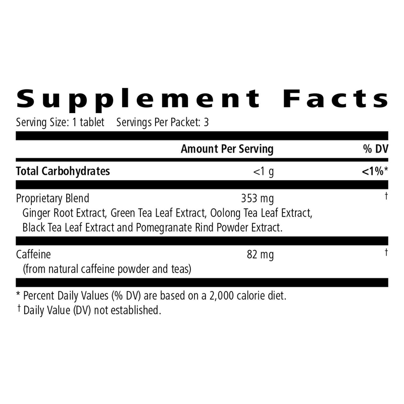 Total Control®: Metabolism-Boosting & Energy-Enhancing Tea Extract Formula – 3 Tablets/Pack, 20 Packs