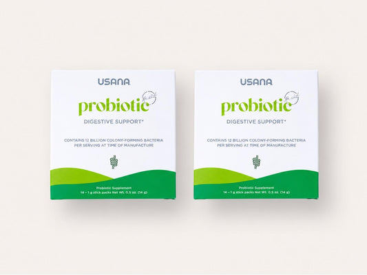 USANA Probiotic 2 Pack | Daily Probiotic Supplement | Shelf-Stable Formula | Probiotic Capsules | USANA Probiotic | 2 Pack | Shelf-Stable Probiotic | Probiotic Formula | Individual Probiotic Products | Original USANA Product | Daily Probiotic
