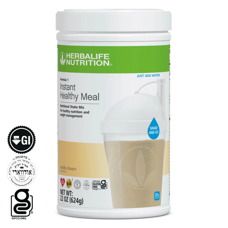 Formula 1 Instant Healthy Meal Nutritional Shake Mix – Vanilla Dream | High-Protein, On-the-Go Meal Replacement with 21 Essential Vitamins & Minerals