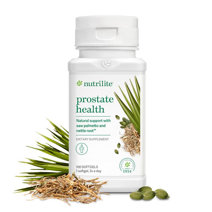 Amway Nutrilite Prostate Health 100 Softgels | Saw Palmetto Nettle Root Extract | Softgel Formula | Nutrilite Prostate Health