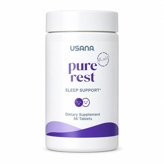 USANA Pure Rest | Sugar-Free Melatonin Sleep Supplement | Melatonin Formula | Sugar-Free Formula | Pure Rest Tabs | USANA Melatonin | Melatonin Tablets | Nighttime Formula | 30 Tablets | Original USANA Product | Melatonin Product for Adults | Rest Formula