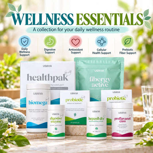 USANA Balance for Your Belly Pack Digestive Wellness and Daily Nutrition Bundle with Targeted Nutrients and Digestive Support Supplements for Everyday Gut Health Routine Convenient Multi Product Wellness Pack