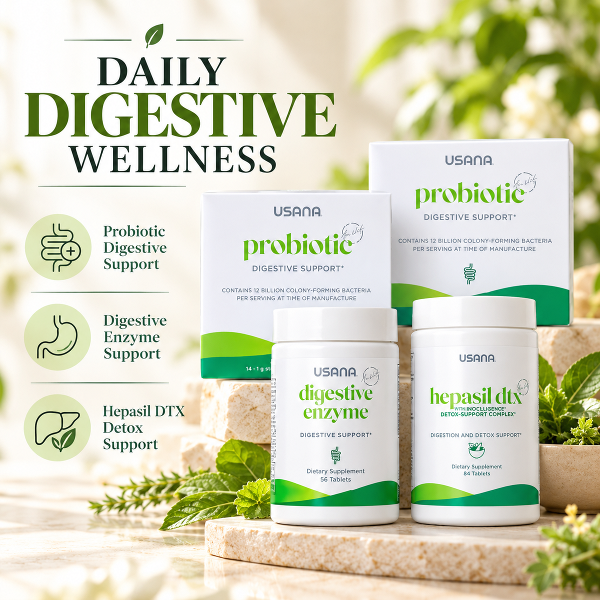 Bring the Balance Bundle | Digestive Enzyme, Hepasil DTX & Probiotic Support
