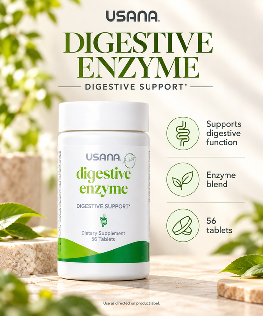 USANA Digestive Enzyme | Digestive Support Supplement | Enzyme Blend Capsules
