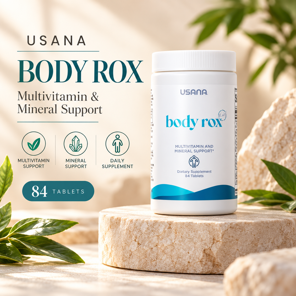 USANA Body Rox | Teen Vitamin Mineral Supplement Daily Wellness Essential Nutrients Cellular Nutrition Daily Nutrition Dietary Supplement Youth Nutrition Vitamin Formula Mineral Formula Nutritional Wellness