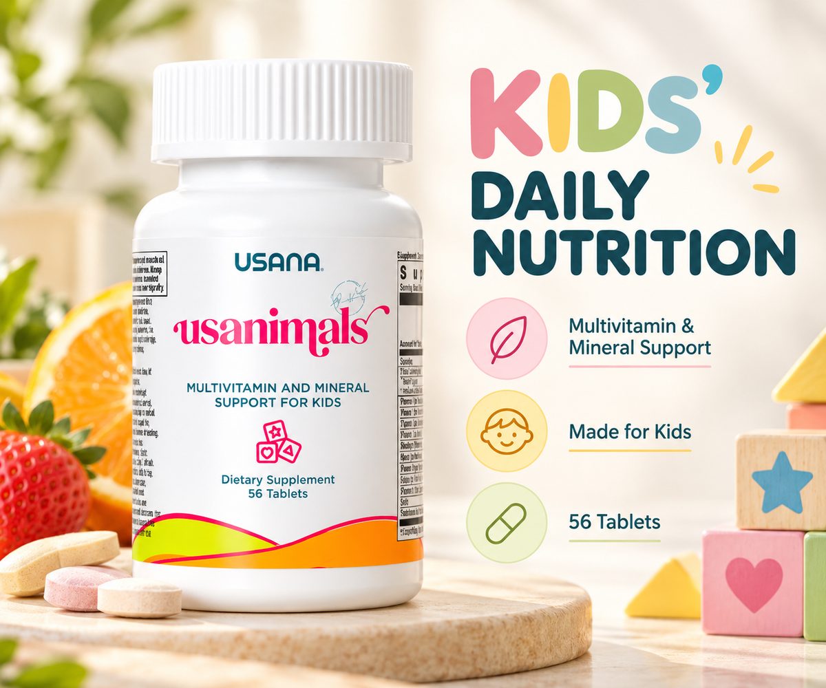 Usanimals | Kids Daily Multivitamin Chewables | Ages 2–12