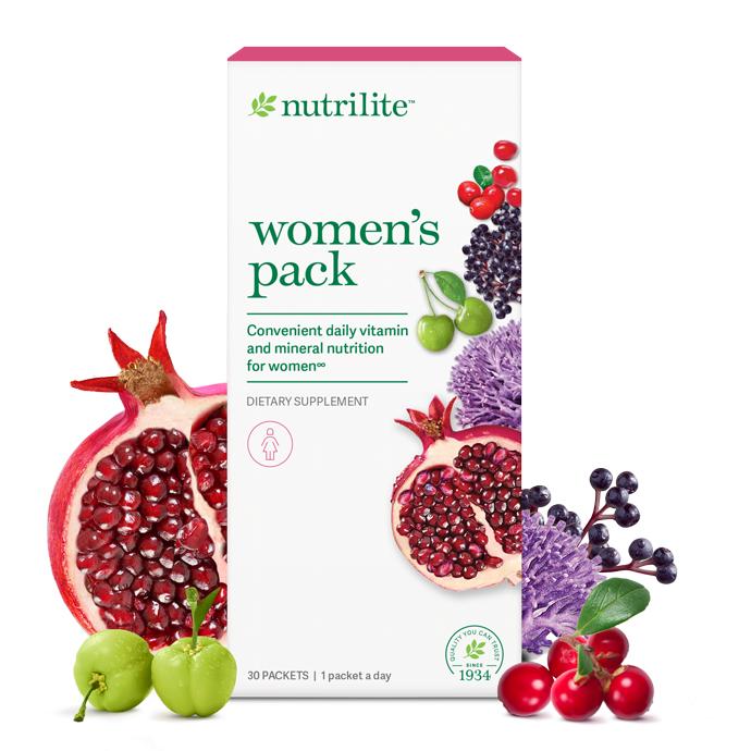 Amway Nutrilite Women's Pack, 30 Packets, Daily Multivitamin & Plant-Based Supplements, Women's Wellness, Daily Nutrition, Multivitamin Packets, Plant-Based Supplements, Women's Nutrition, Nutrilite Women's Pack, 30 Packet Pack, Daily Multivitamin Formula