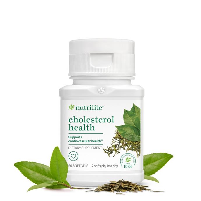 Amway Nutrilite Cholesterol Health Wellness Softgels 60 Count | Tea Leaf Extract | Plant Sterols | Tea Extract Softgels | Nutrilite Cholesterol Health | 60 Softgels | Plant-Based Formula | Softgel Capsules | Tea Leaf Formula | Original Formula for Adults