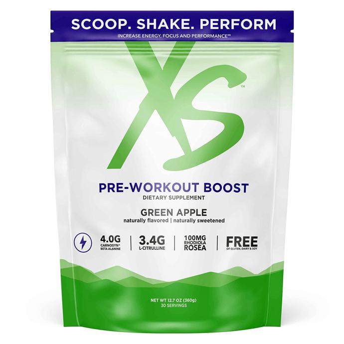 Amway XS Pre-Workout Boost Green Apple, 30 Servings, Pre-Workout Powder, Green Apple Pre-Workout Drink Mix, XS Pre-Workout Powder, Green Apple Powder, 30 Serving Pre-Workout Mix, Amway XS Drink Mix, Green Apple Flavor, Pre-Workout Drink, XS Green Apple Mi