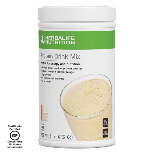 Protein Drink Mix – Peanut Cookie Flavor | 616g Canister