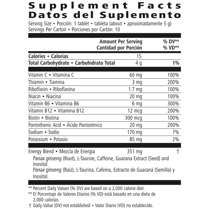 Liftoff® Pomegranate-Berry Energy Tablets – 10 Count | Effervescent Focus Support with Caffeine & B-Complex