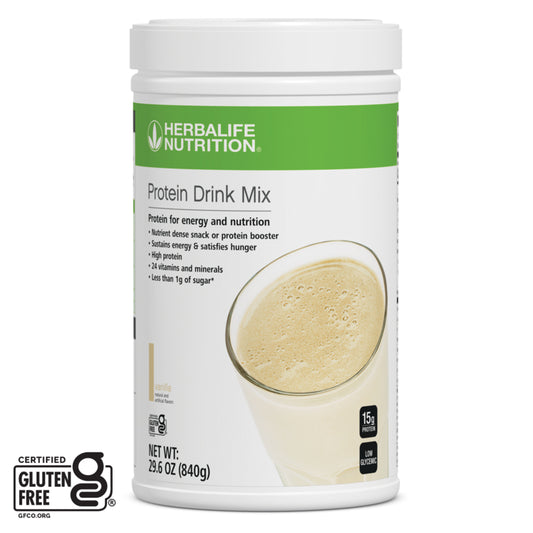 Protein Drink Mix – Vanilla Flavor | 840g Canister