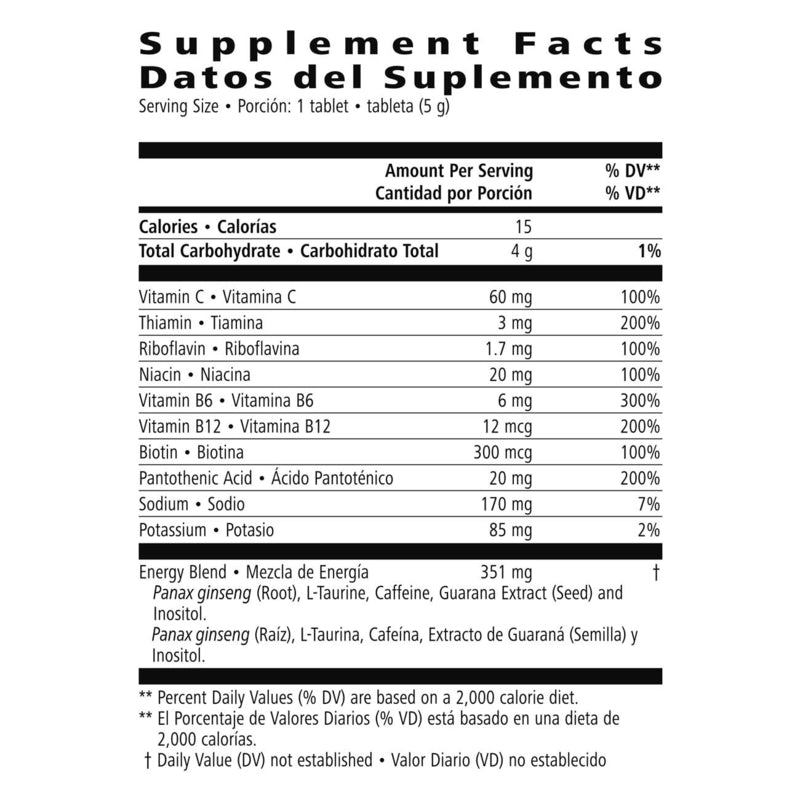 Liftoff® 100 Bulk Effervescent Tablets | Pomegranate-Berry with B Vitamins & Caffeine