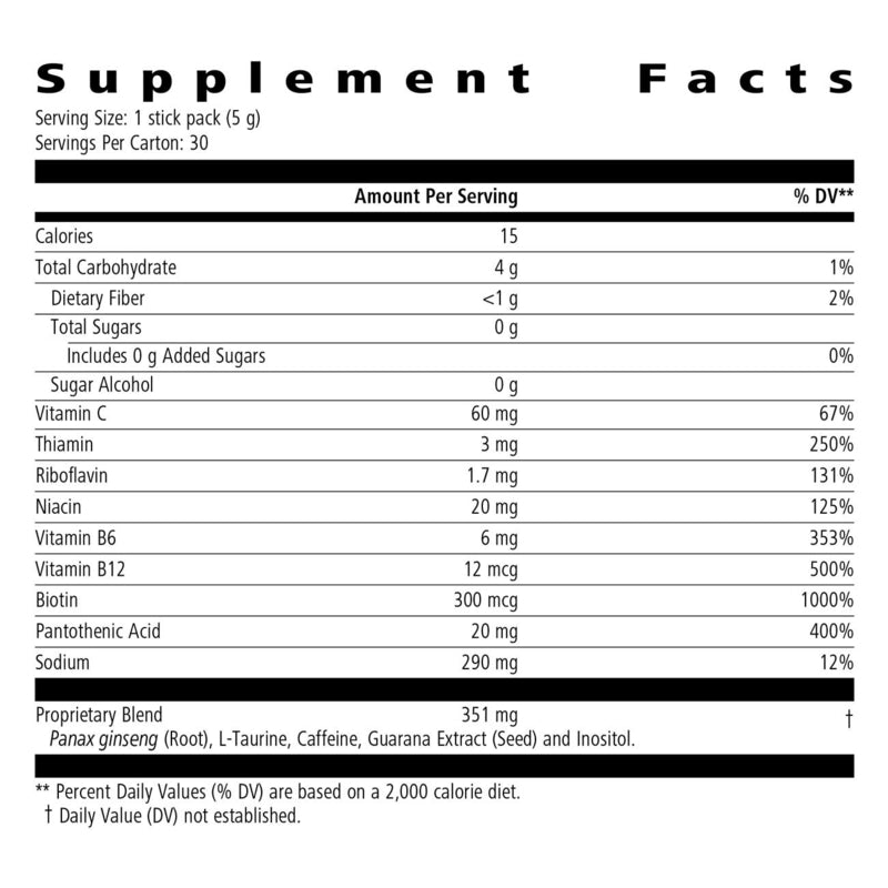 Liftoff®: Energy Stick Packs – Orange Flavor | Natural Caffeine, Ginseng & Vitamin B Complex
