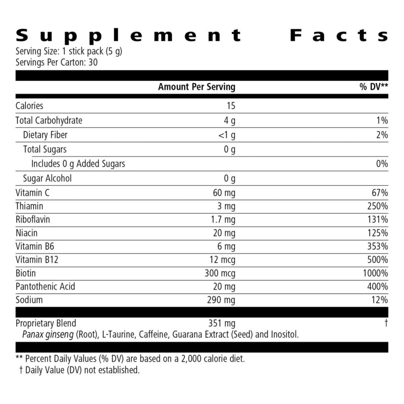 Liftoff® Tropical Fruit Force – Effervescent Energy Stick Packs with Caffeine & B Vitamins