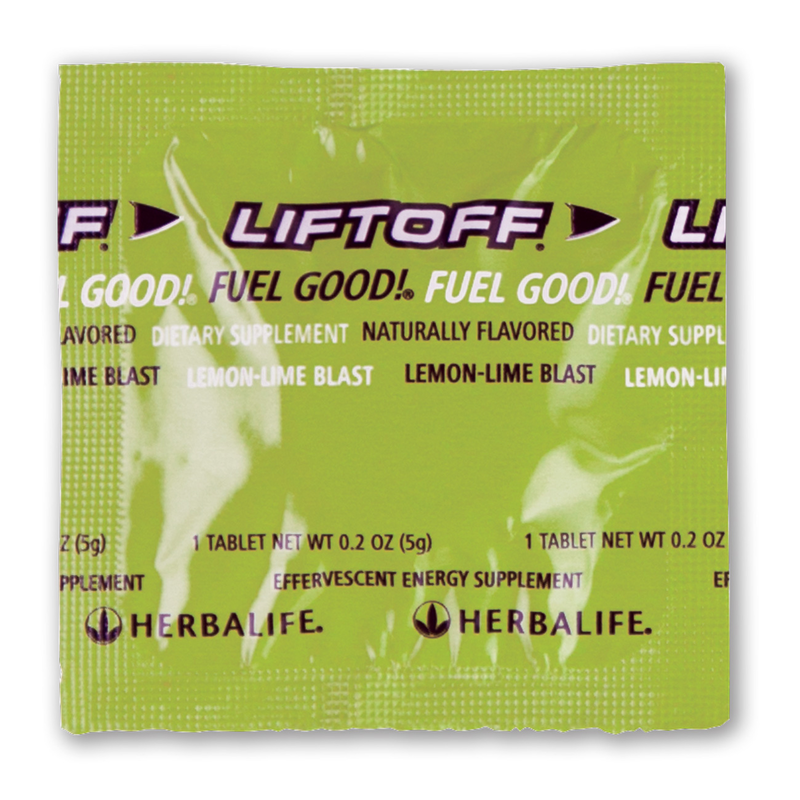 Liftoff® Lemon-Lime Flavor | 10 Effervescent Tablets with Caffeine, Ginseng & B Vitamins