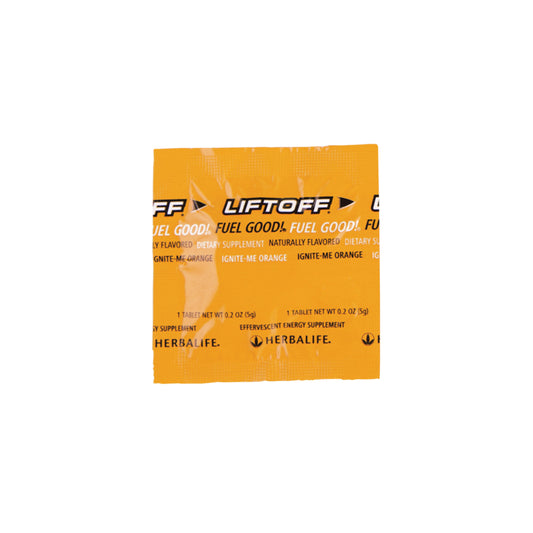 Liftoff® Ignite-Me – Orange Energy Tablets (Bulk 100 Count | Caffeine + Ginseng Boost)