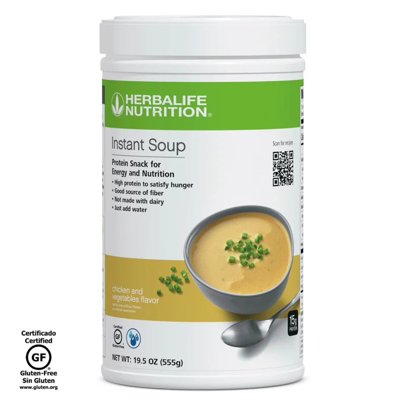 Instant Soup Mix – Chicken & Vegetables Flavor | High-Protein, Plant-Based Comfort in Minutes