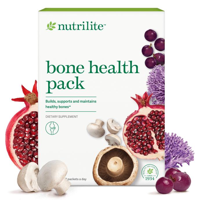Amway Nutrilite Bone Health Pack 60 Packets | 30 AM & 30 PM | Calcium Magnesium Vitamin D | Plant Nutrients | Calcium Formula