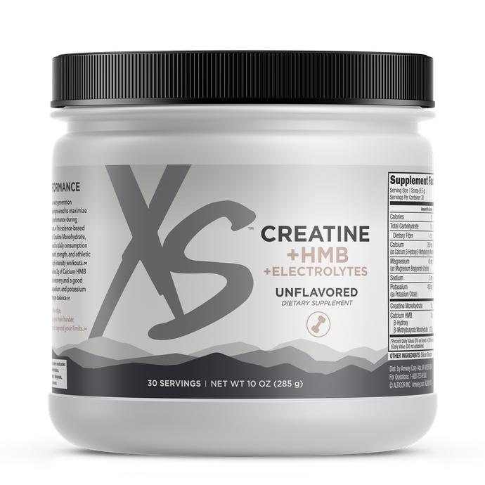 Amway XS Creatine+ Triple Action Formula | Unflavored Creatine Powder Calcium HMB Electrolytes Dietary Supplement Essential Nutrients Daily Wellness Cellular Nutrition Daily Nutrition Nutritional Wellness