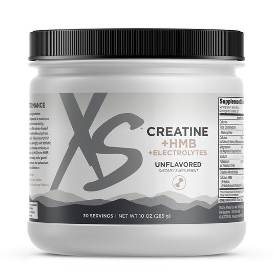 Amway XS Creatine+ Triple Action Formula | Unflavored Creatine Powder Calcium HMB Electrolytes Dietary Supplement Essential Nutrients Daily Wellness Cellular Nutrition Daily Nutrition Nutritional Wellness
