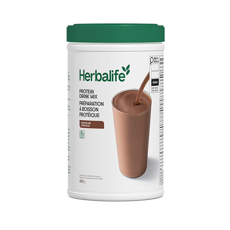 Herbalife Protein Drink Mix – Chocolate Flavor | 870g Canister
