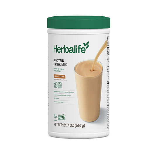 Herbalife Protein Drink Mix – Peanut Cookie Flavor | 616g Canister