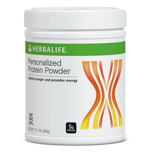 Personalized Protein Powder – 12.7 oz | 5g Soy & Whey Protein Blend per Serving, Zero Sugar, Nonfat, Gluten-Free