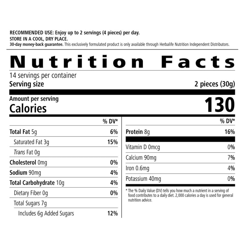 Protein Bites – Guilt-Free Fun-Size Snacks | 4g Protein & Only 65 Calories per Piece, No Artificial Sweeteners