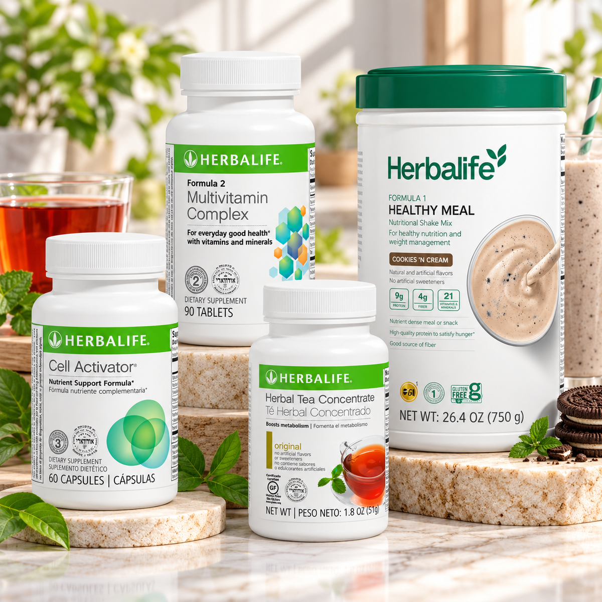 Herbalife QuickStart Weight Management Kit – Cookies 'n Cream Flavor