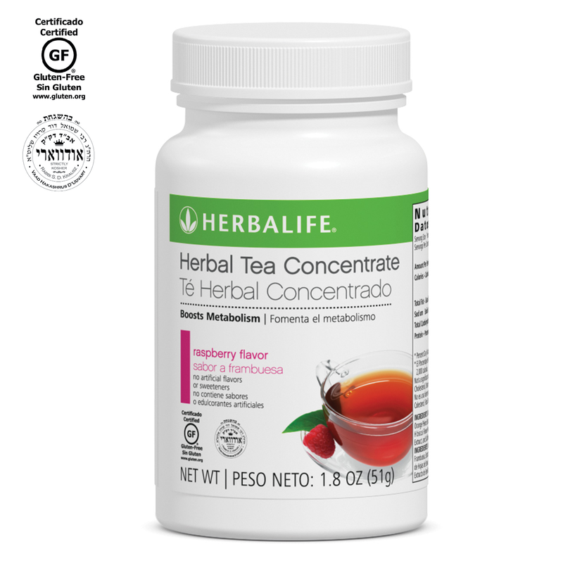 Herbal Tea Concentrate – Raspberry (1.8 oz) | Metabolism-Boosting, Low-Calorie Energy Tea